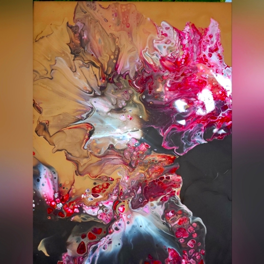 Acrylic paintings. Multiple sizes and techniques. Abstract, dutch pour, & tilt.